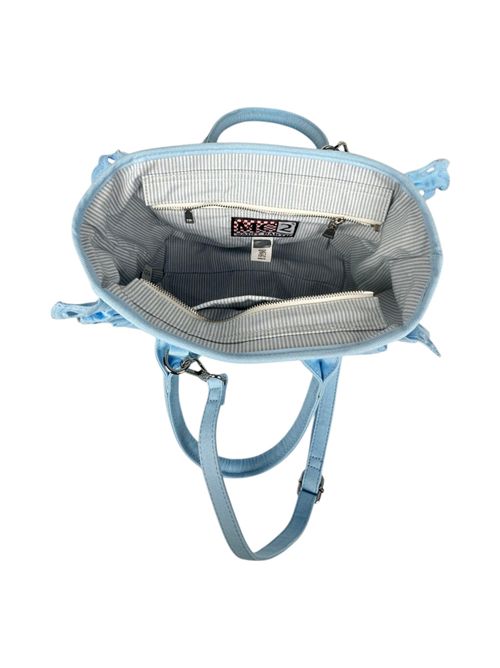borsa donna colette in sangallo azzurro MC2 Saint Barth | COLETTE VOLANT NSANGALLO 31 EMB
